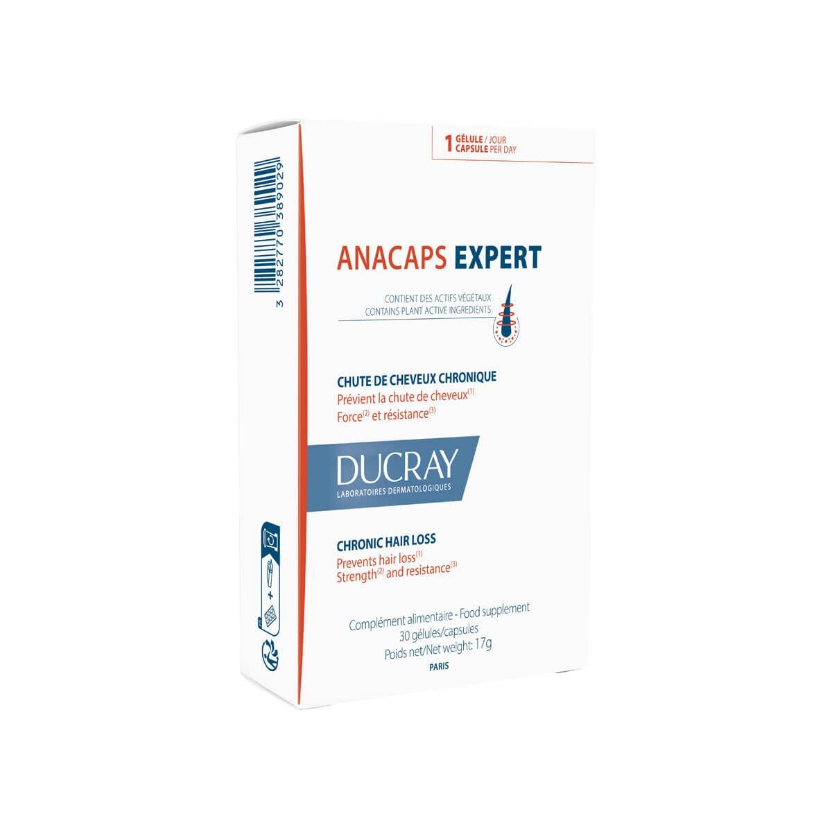 Hair Loss Food Supplement Ducray Anacaps Expert Capsules x 30 | Ducray | Aylal Beauty