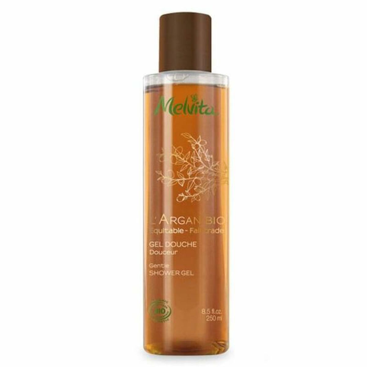 Shower Gel L'Argan Bio (250 ml) - Melvita Maroc - Aylal Beauty