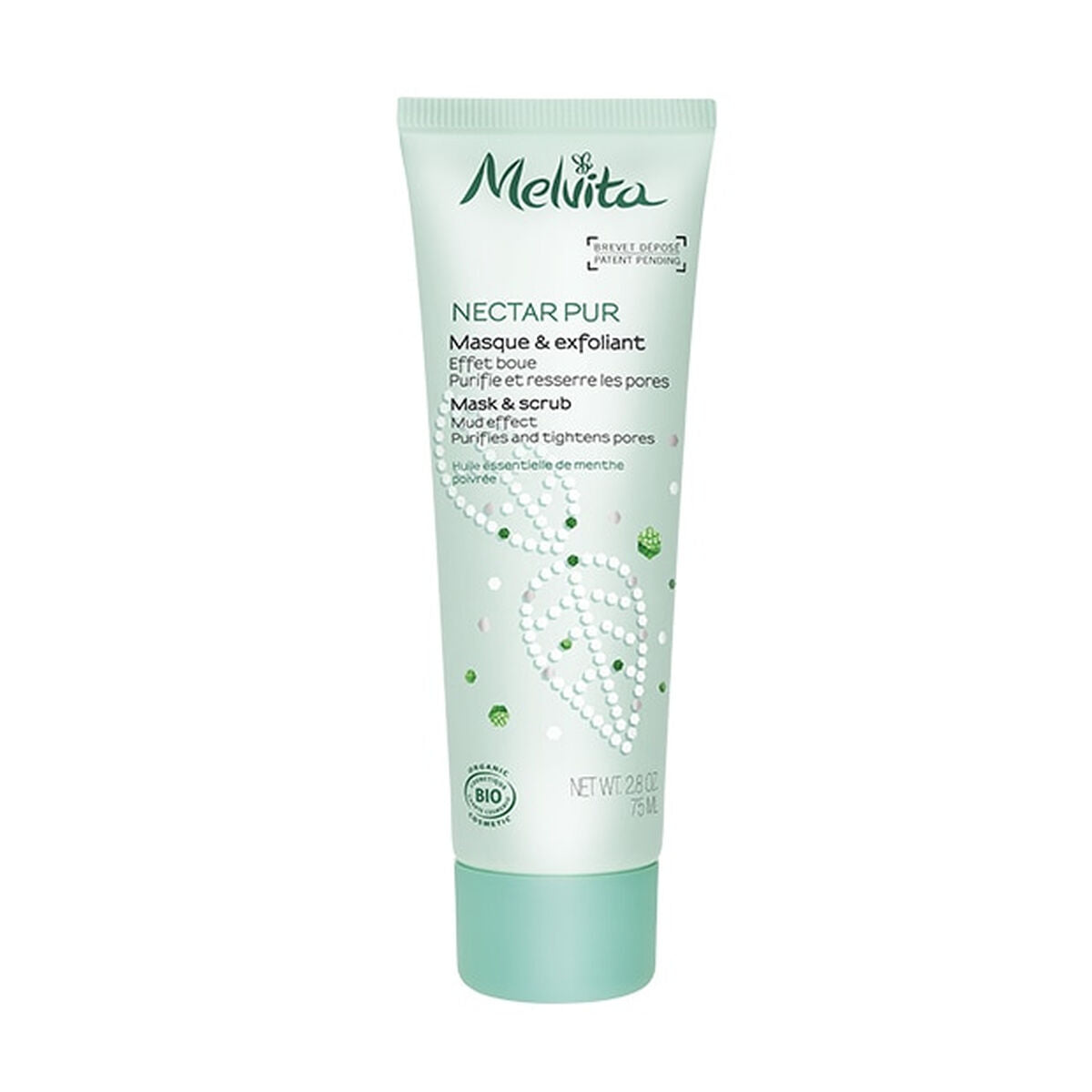 2 in 1 Exfoliating Mask Nectar Puro 75 ml - Melvita Maroc - Aylal Beauty