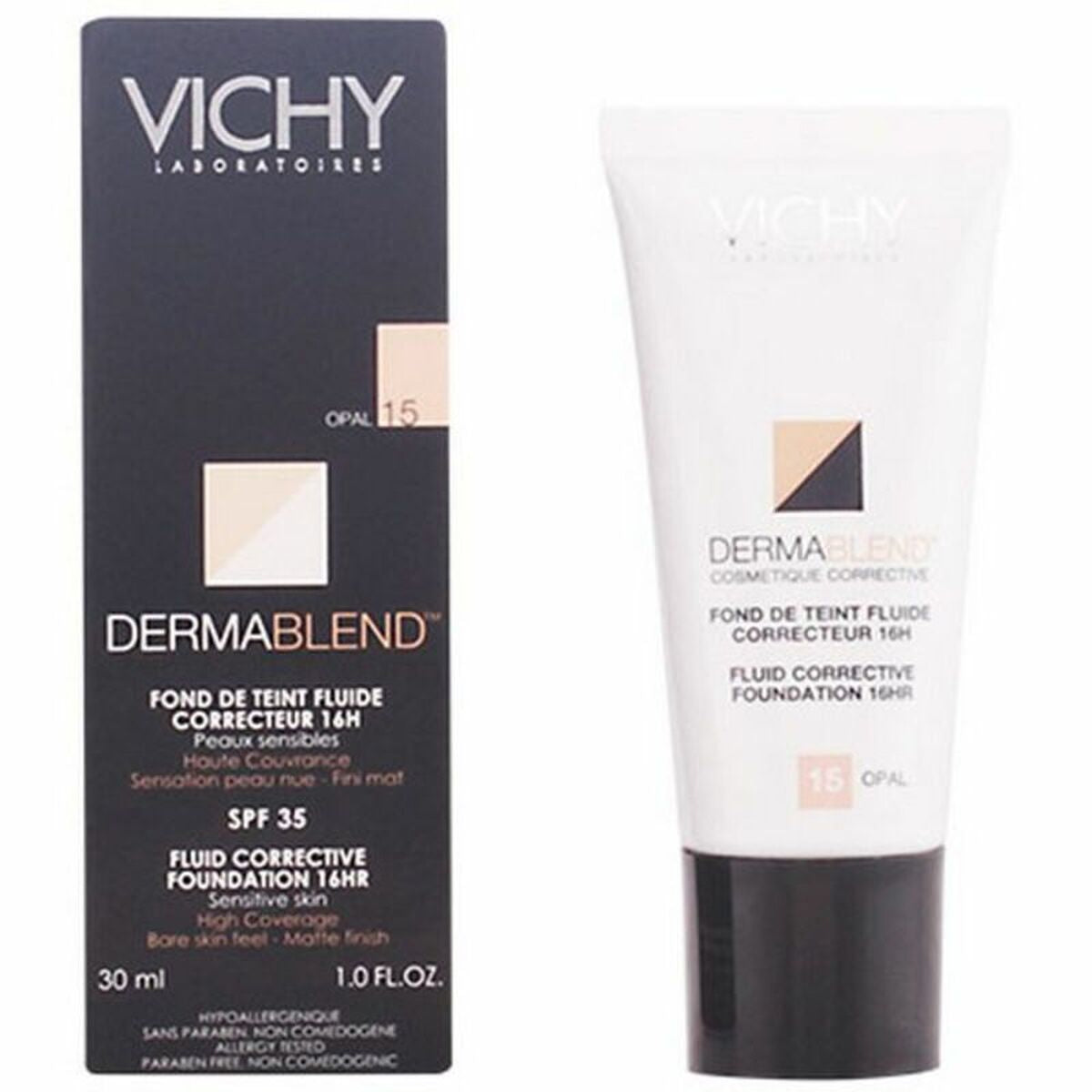 Fluid Foundation Make-up Dermablend Spf 35 30 ml - Vichy Maroc - Aylal Beauty