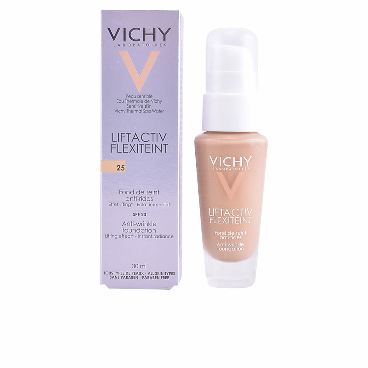 Fluid Foundation Make-up Liftactiv Flexiteint Vichy Spf 20 - Vichy Maroc - Aylal Beauty