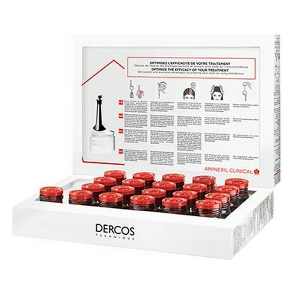 Anti-Hair Loss Treatment Dercos 12585750 6 ml (21 x 6 ml) - Vichy Maroc - Aylal Beauty