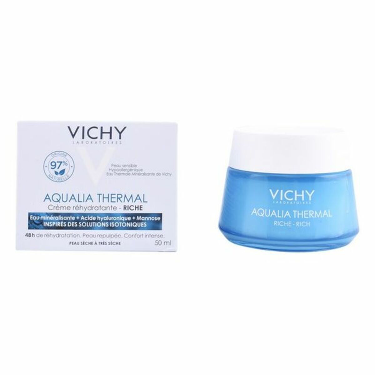 Hydrating Cream Aqualia Thermal (50 ml) Dry skin - Vichy Maroc - Aylal Beauty