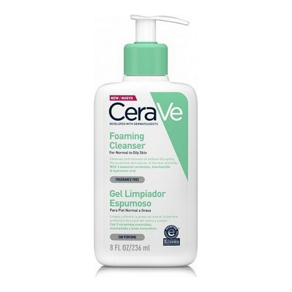 Foaming Cleansing Gel Foaming Cleanser 236 ml - CeraVe Maroc - Aylal Beauty