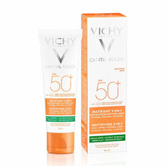 Facial Cream Vichy Capital Soleil Sensitive skin 50 ml Spf 50 SPF 50+ - Vichy Maroc - Aylal Beauty
