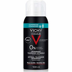 Spray Deodorant Tolérance Optimale Men Alcohol Free 48 hours Adults unisex (100 ml) - Vichy Maroc - Aylal Beauty