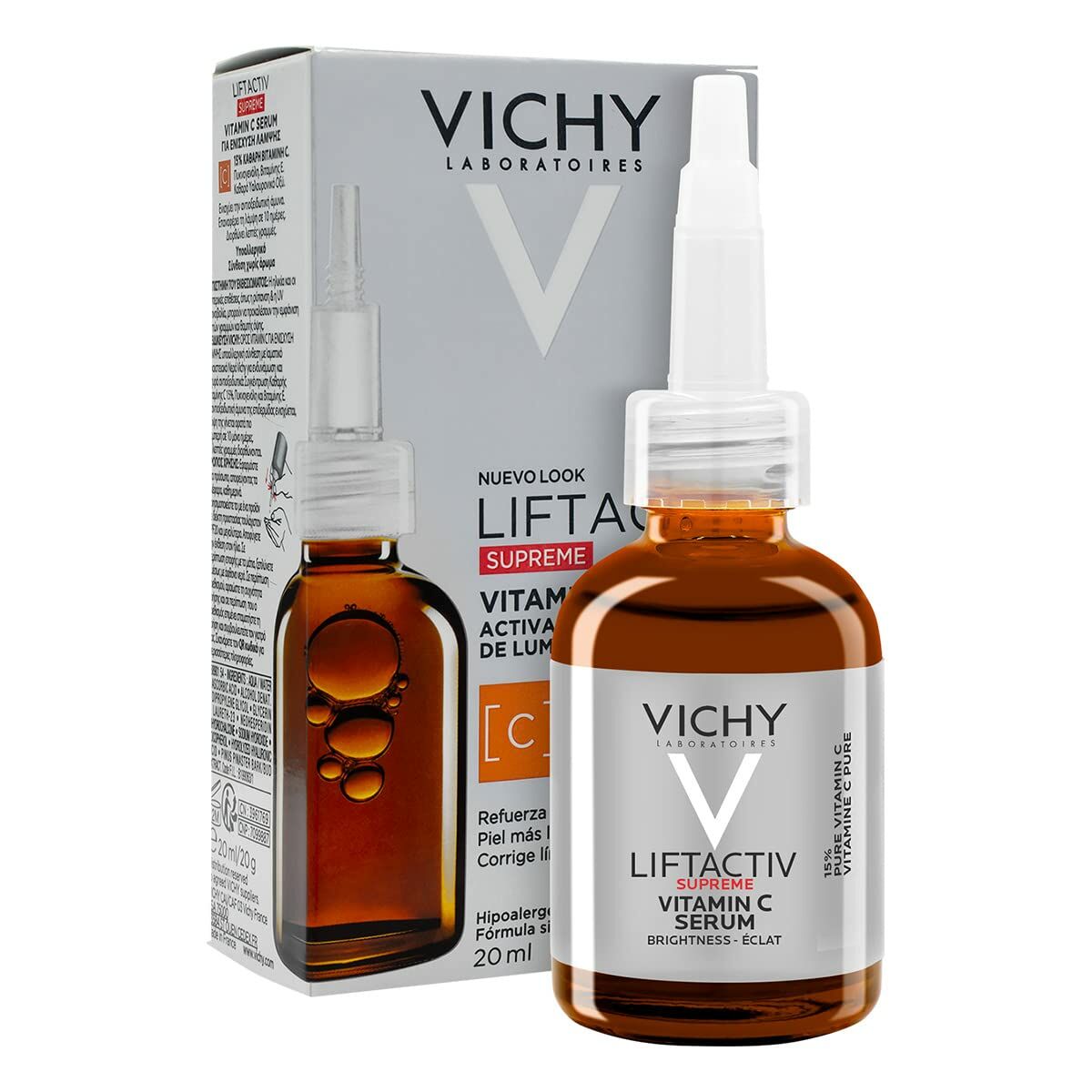 Facial Serum Liftactiv Supreme Vitamin C (20 ml) - Vichy Maroc - Aylal Beauty