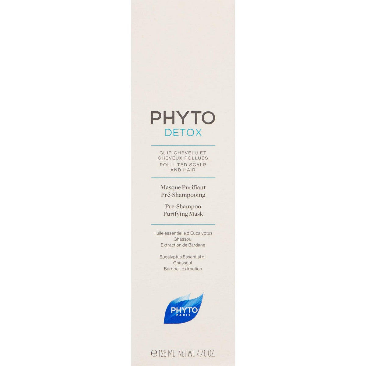 Purifying Mask PhytoDetox Pre-Shampoo (125 ml) - Phyto Paris Maroc - Aylal Beauty