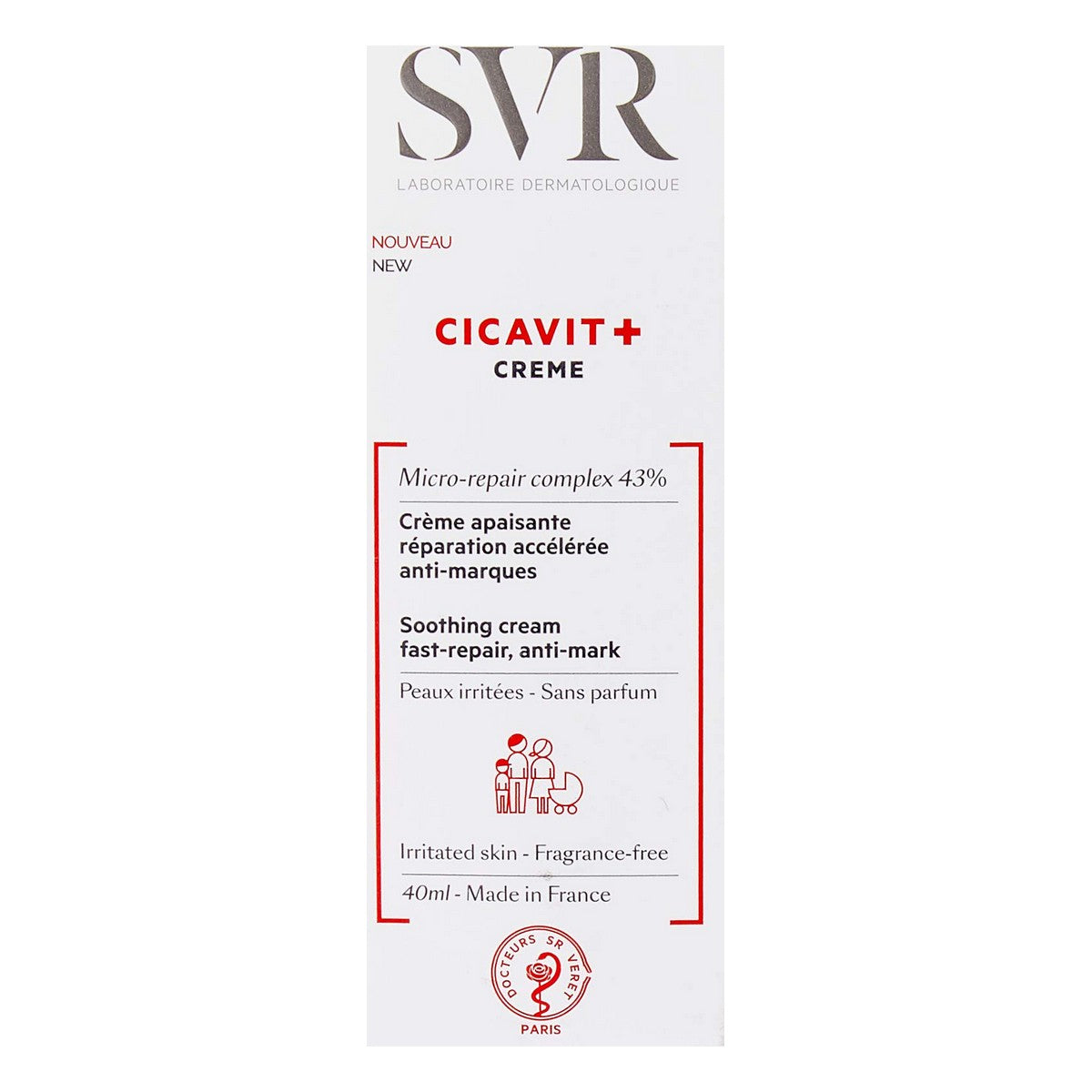 Repairing Body Cream Cicavit+ 40 ml - SVR Maroc - Aylal Beauty