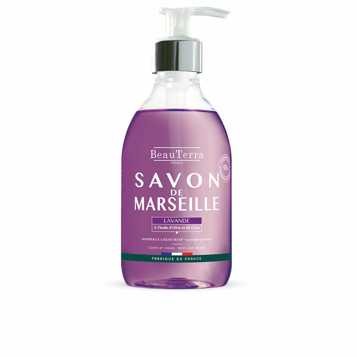 Liquid Soap Marseille Universal Lavendar Hands 300 ml - Beauterra Maroc - Aylal Beauty