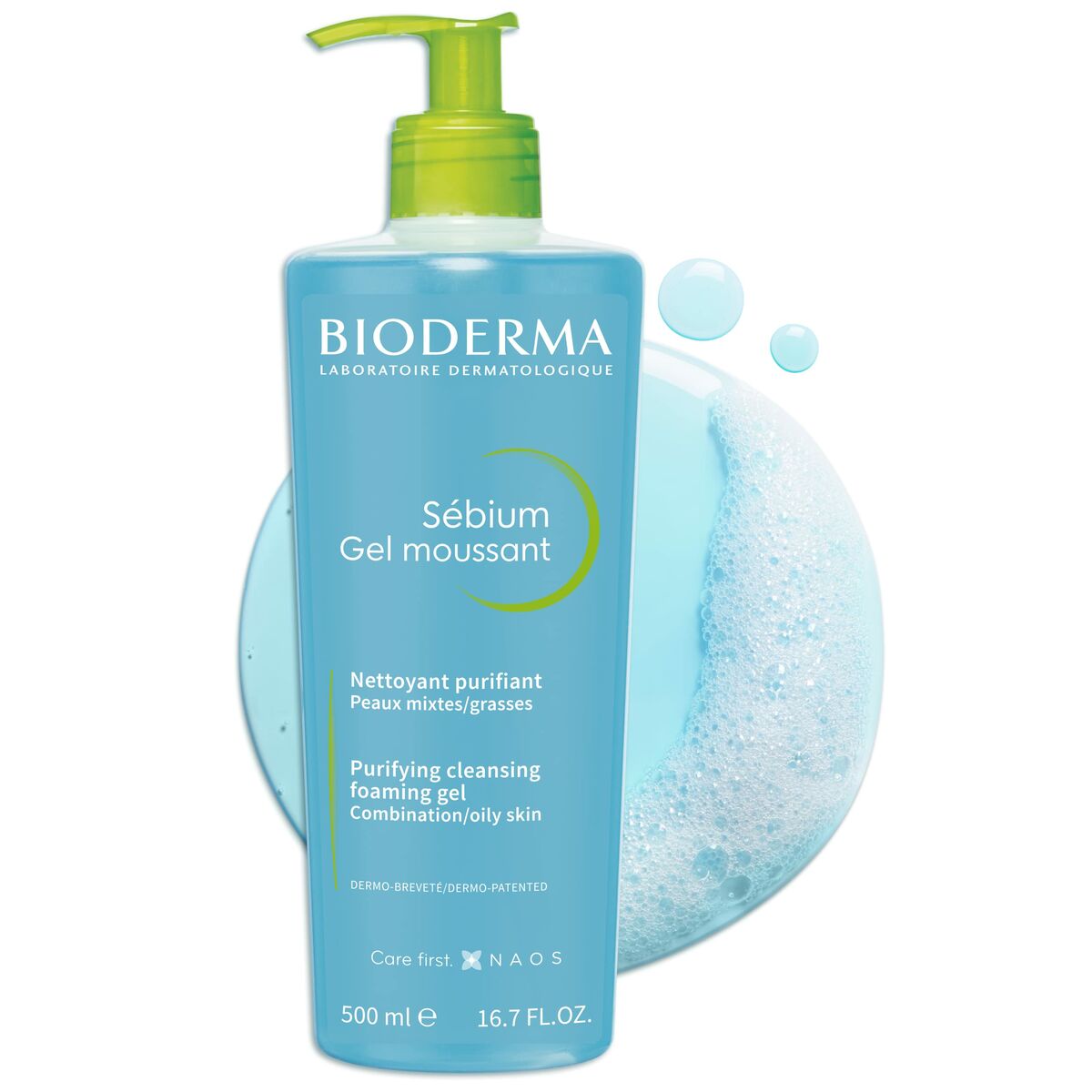 Foaming Cleansing Gel Bioderma 28664I - Bioderma Maroc - Aylal Beauty