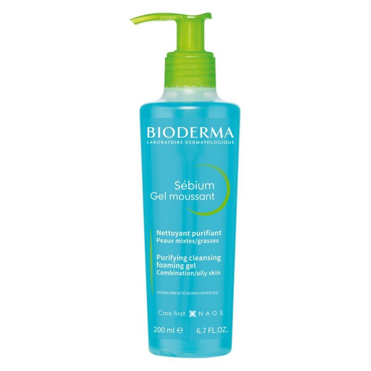Facial Cleansing Gel Sebium Bioderma Sebium Moussant 200 ml (1 Unit) | Bioderma | Aylal Beauty