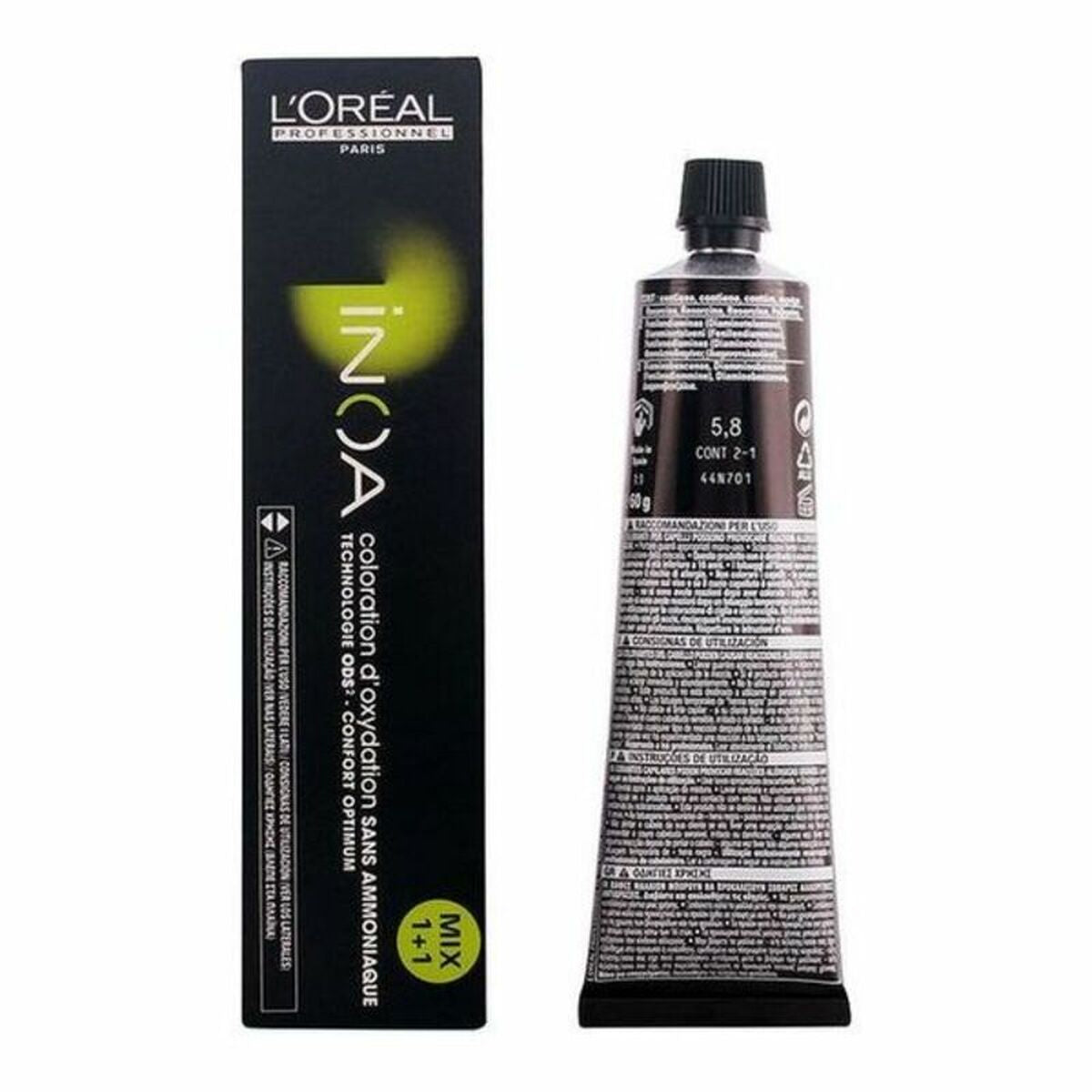 Dye No Ammonia Inoa 0000012549 (60 g) Nº 5,8 60 g - L'Oreal Professionnel Paris Maroc - Aylal Beauty