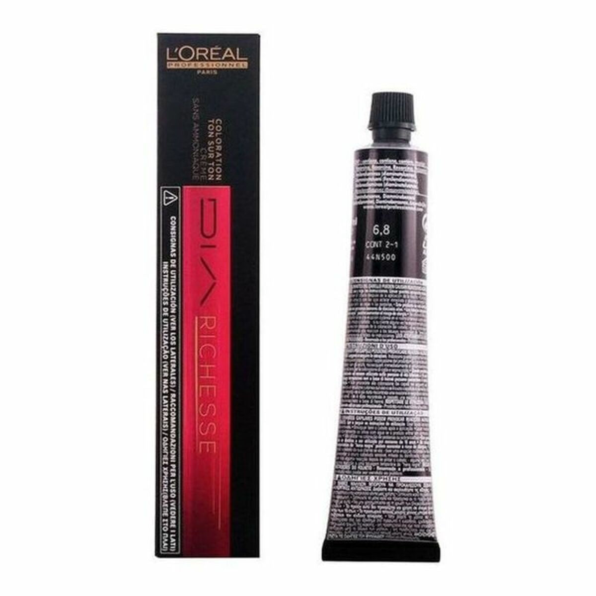 Dye No Ammonia Dia Richesse Dia Richesse (50 ml) Nº 6,8 50 ml - L'Oreal Professionnel Paris Maroc - Aylal Beauty