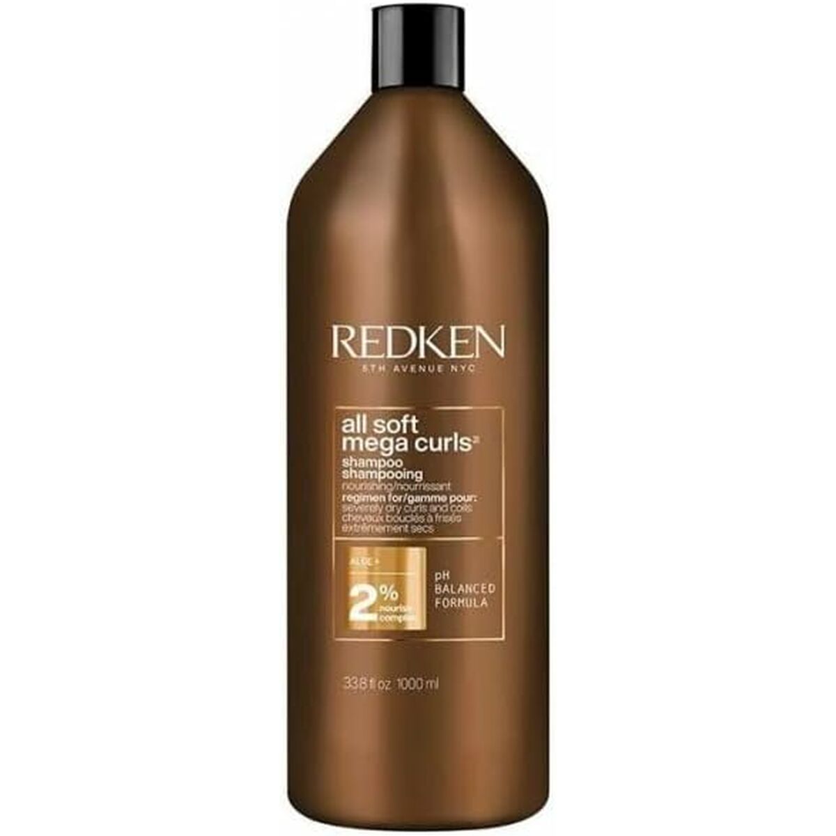 Nourishing Shampoo Redken All Soft Mega Curls 1 L - Redken Maroc - Aylal Beauty