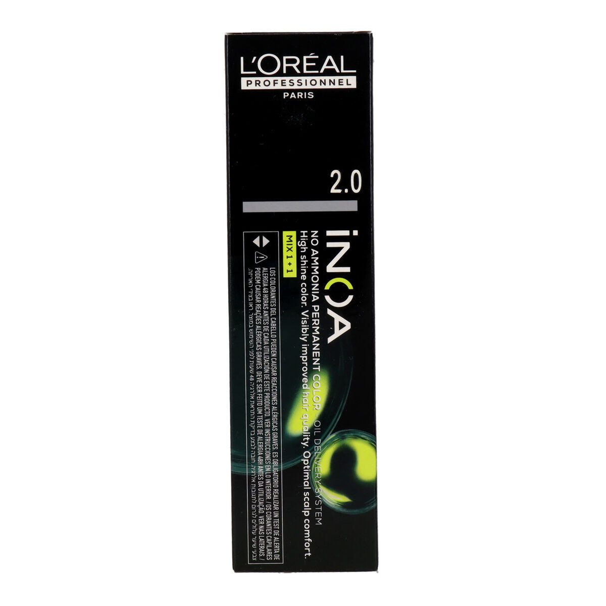 Permanent Dye Inoa Color Nº 2.0 60 g - L'Oreal Professionnel Paris Maroc - Aylal Beauty