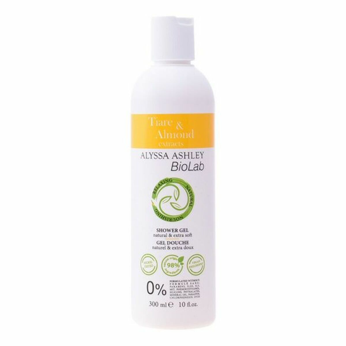 Shower Gel Biolab Tiare & Almond Alyssa Ashley (300 ml) - Alyssa Ashley Maroc - Aylal Beauty