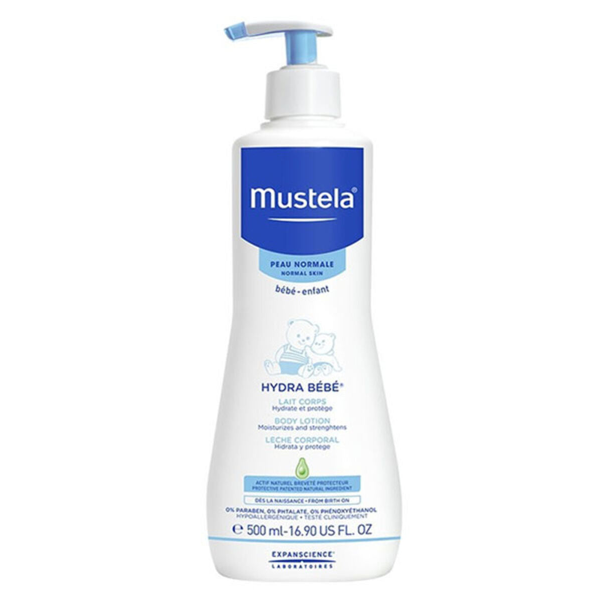 Body Lotion Hydra Bebé (500 ml) - Mustela Maroc - Aylal Beauty