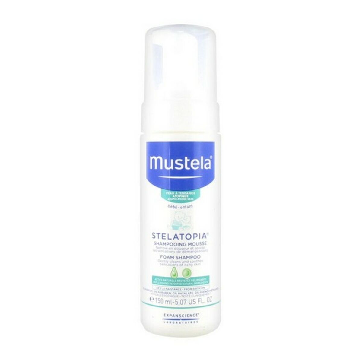 Shampoo Stelatopia Foam Baby (150 ml) - Mustela Maroc - Aylal Beauty