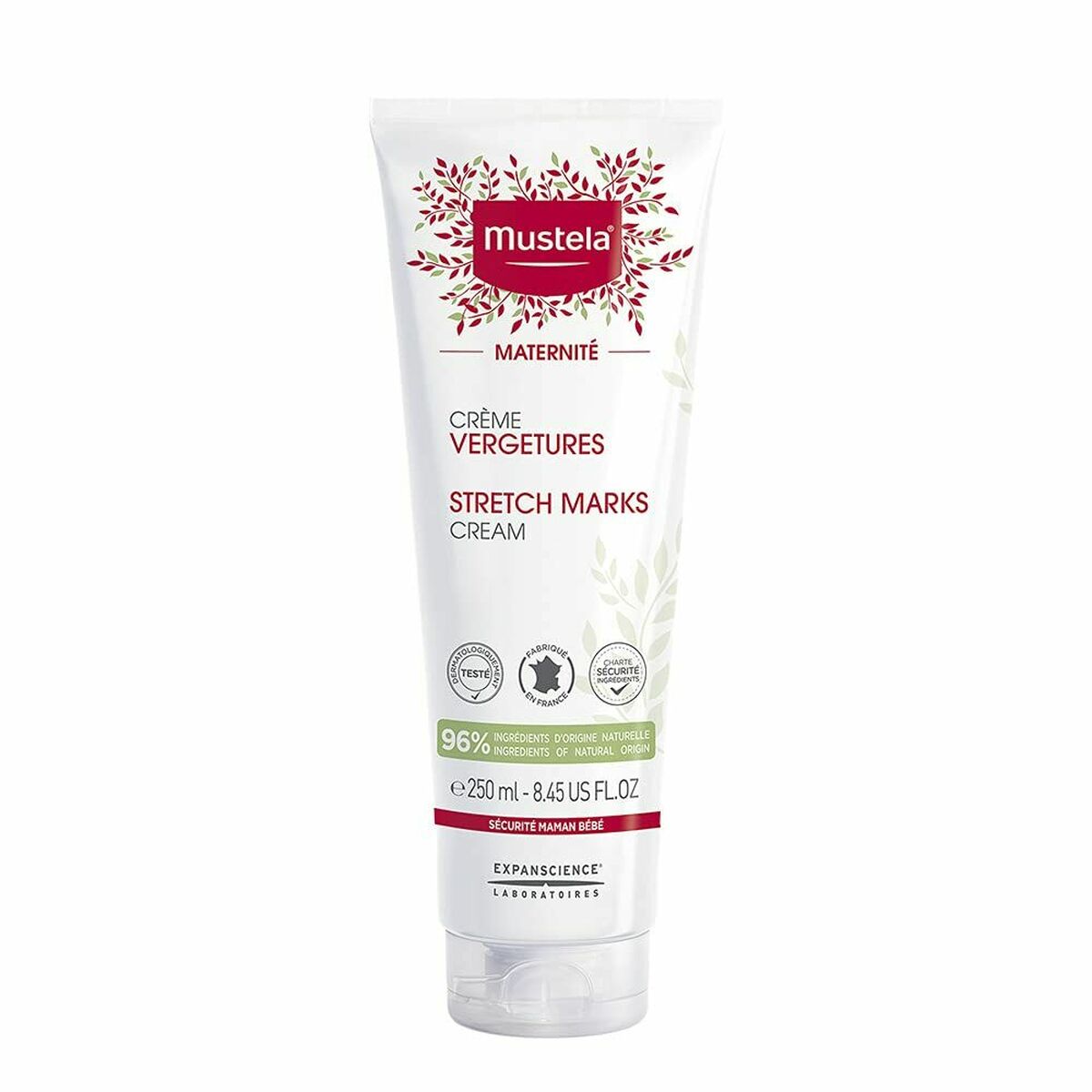 Anti-Stretch Mark Cream 3-in-1 250 ml - Mustela Maroc - Aylal Beauty