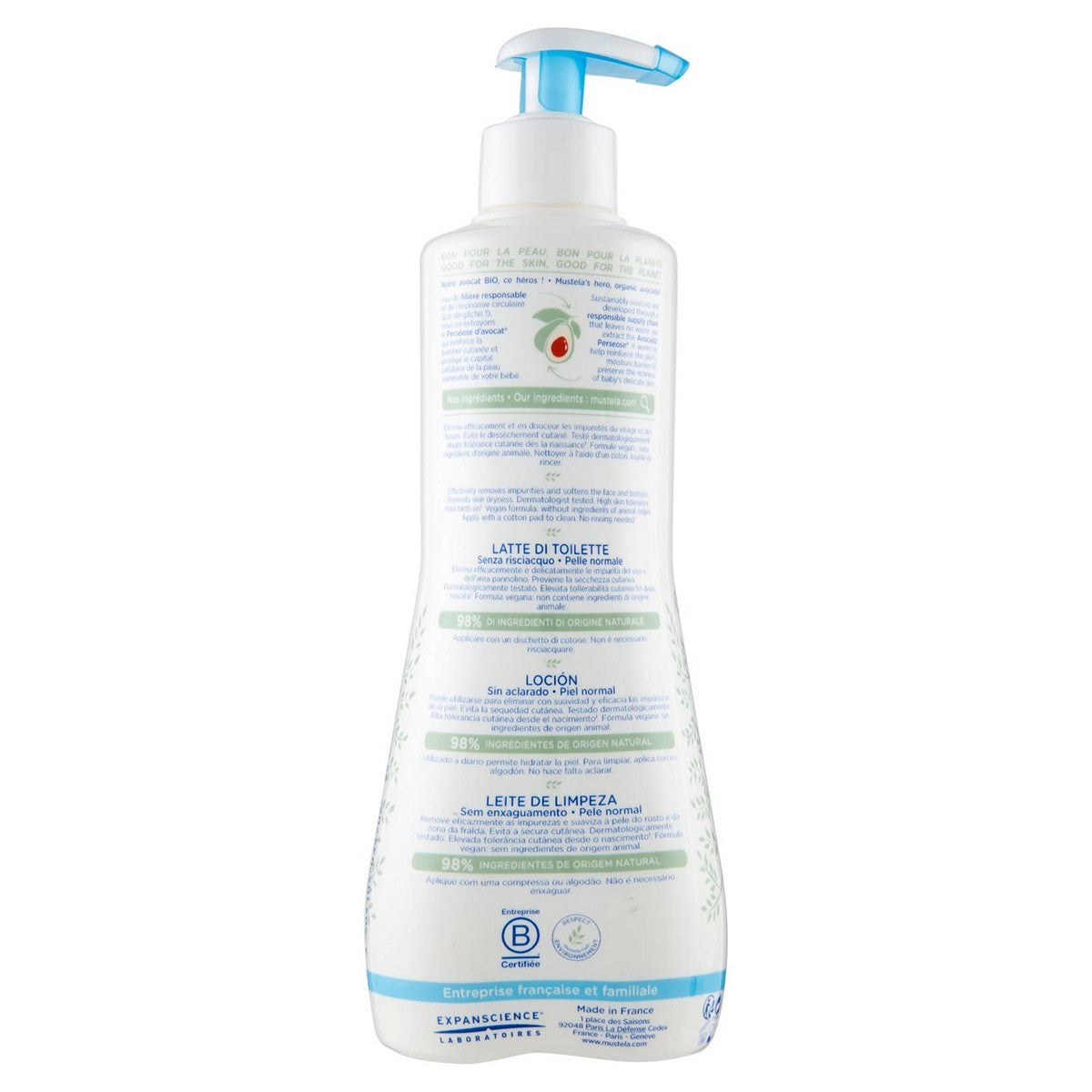 Body Lotion Mustela (500 ml) - Mustela Maroc - Aylal Beauty