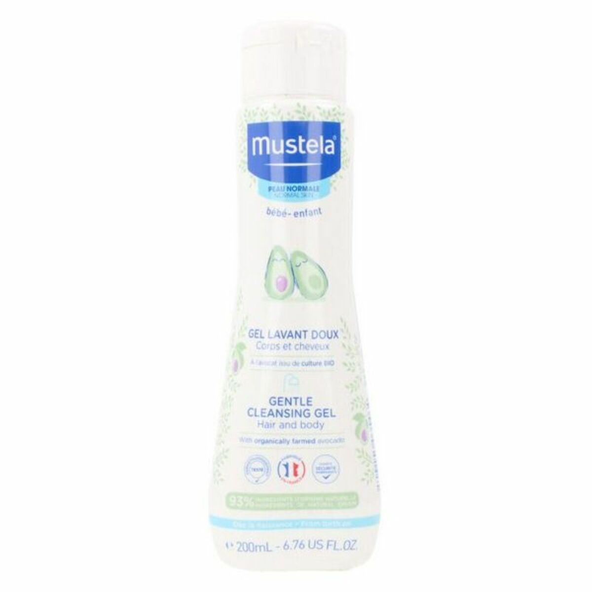 Gel and Shampoo Children's 200 ml - Mustela Maroc - Aylal Beauty