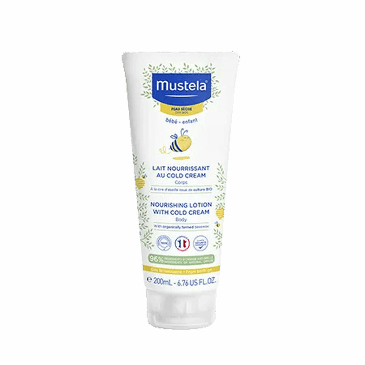 NutritiveBody Milk 200 ml - Mustela Maroc - Aylal Beauty