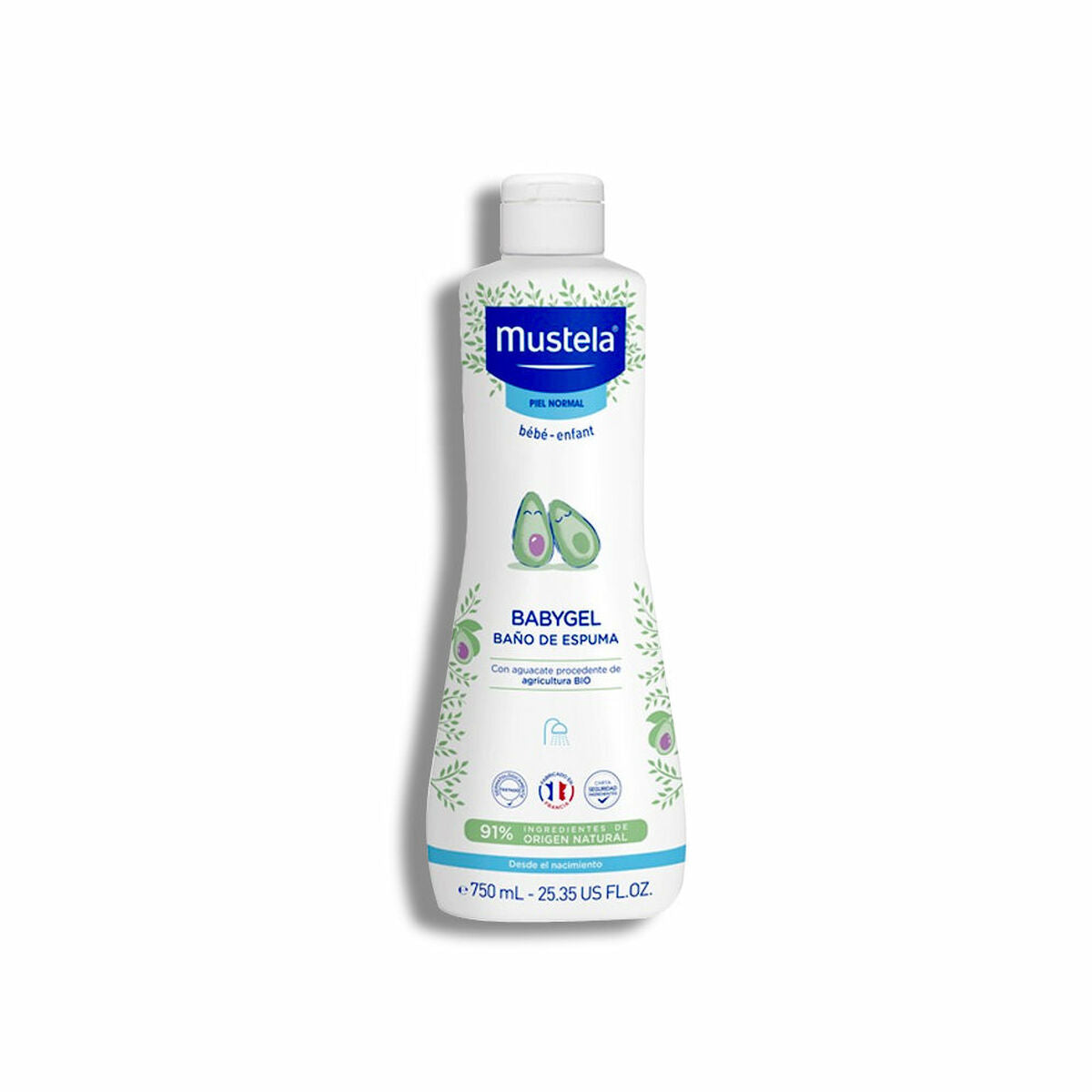 Bath Gel Mustela (750 ml) - Mustela Maroc - Aylal Beauty