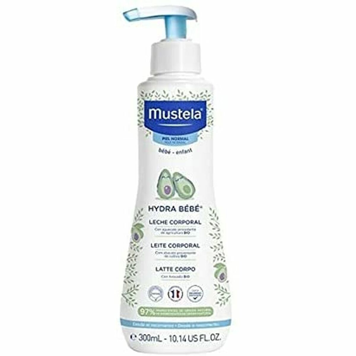 Body Lotion Hydra Bebe Avocado (300 ml) - Mustela Maroc - Aylal Beauty