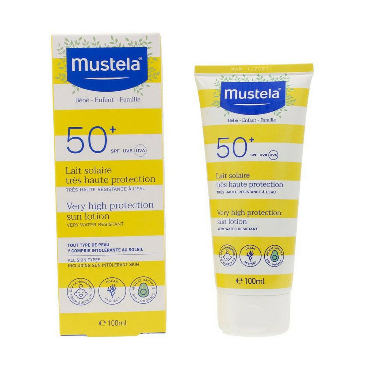 Sun Milk for Children 100 ml - Mustela Maroc - Aylal Beauty