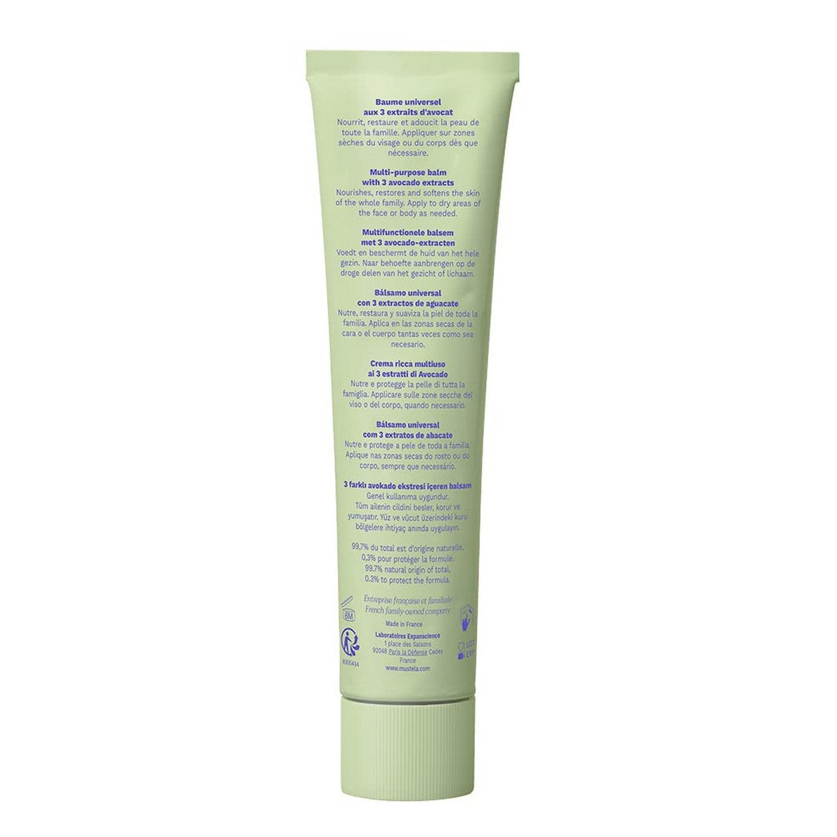 Repair Cream for Babies Mustela Bio 75 ml - Mustela Maroc - Aylal Beauty