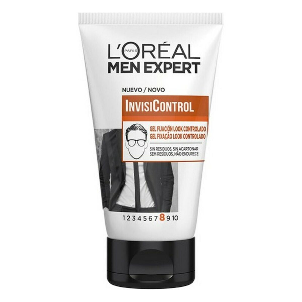 Strong Hold Gel MEN EXPERT L'Oreal Make Up Men Expert Invisicontrol (150 ml) 150 ml - L'Oreal Make Up Maroc - Aylal Beauty