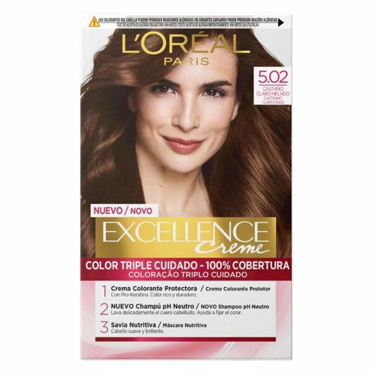 Permanent Dye Excellence 5,02 AA112500 - L'Oreal Make Up Maroc - Aylal Beauty