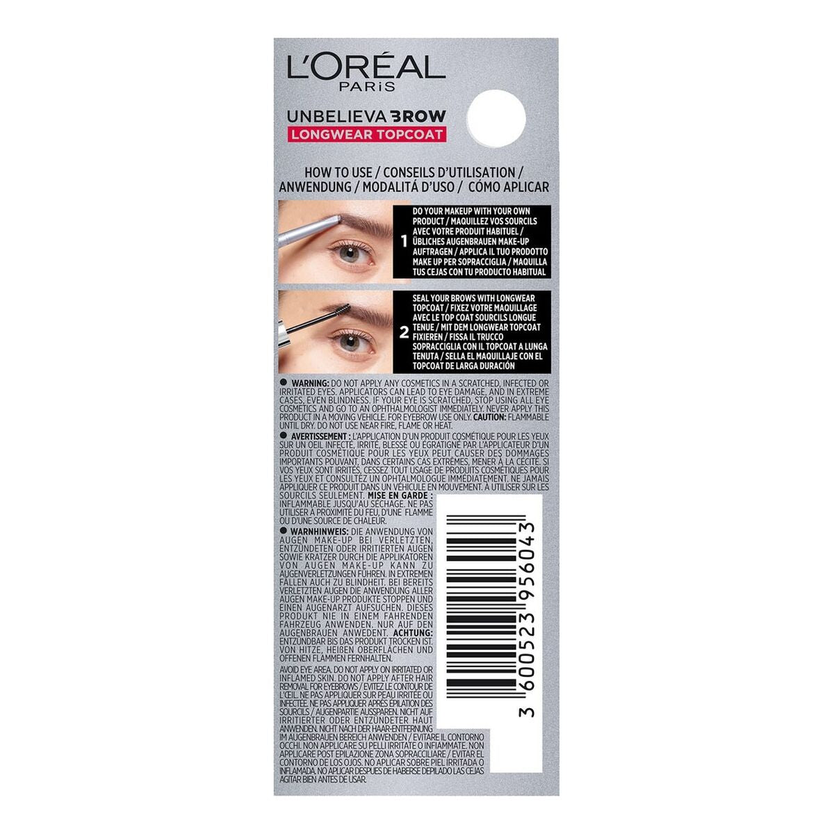 Eyebrow Liner Unbelievabrow AA198600 Transparent - L'Oréal Paris Maroc - Aylal Beauty