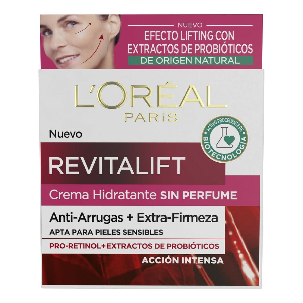 Anti-Wrinkle Cream Revitalift Revitalift Sin 50 ml - L'Oreal Make Up Maroc - Aylal Beauty