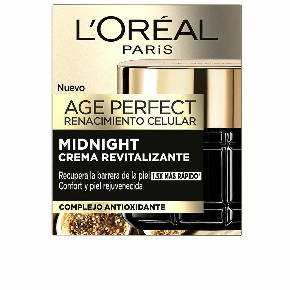 Anti-Ageing Night Cream Age Perfect Revitalising 50 ml - L'Oreal Make Up Maroc - Aylal Beauty