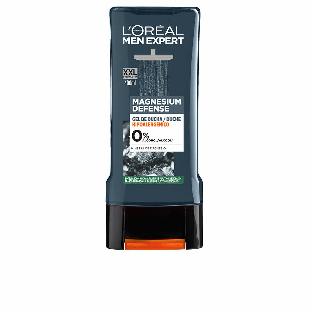 Shower Gel L'Oreal Make Up Men Expert Magnesium Defense (400 ml) - L'Oreal Make Up Maroc - Aylal Beauty