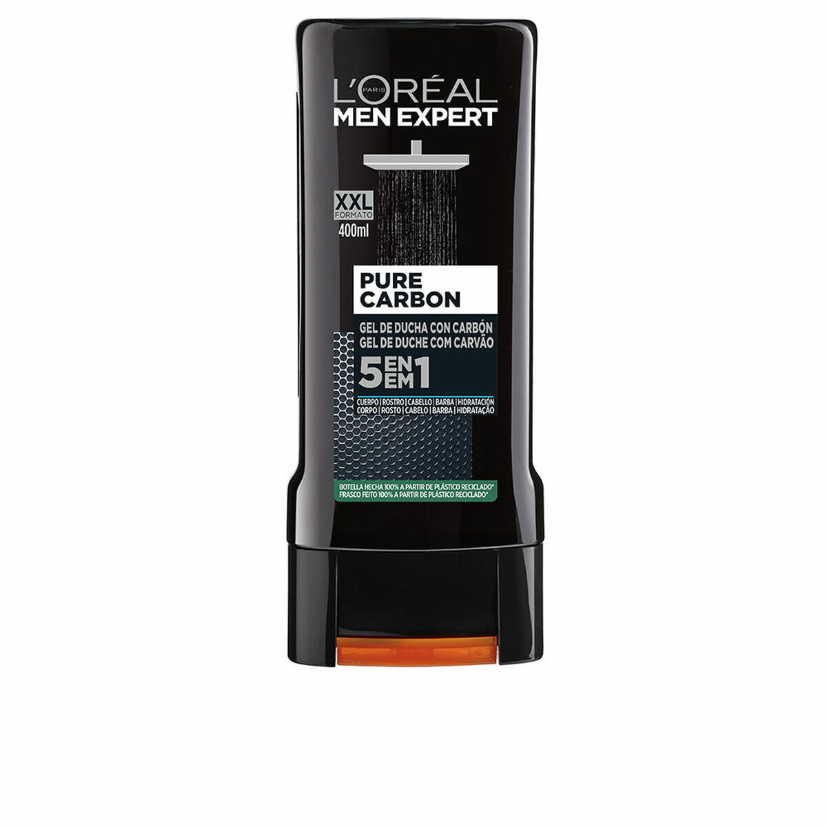 Shower Gel Men Expert 5-in-1 (400 ml) - L'Oréal Paris Maroc - Aylal Beauty