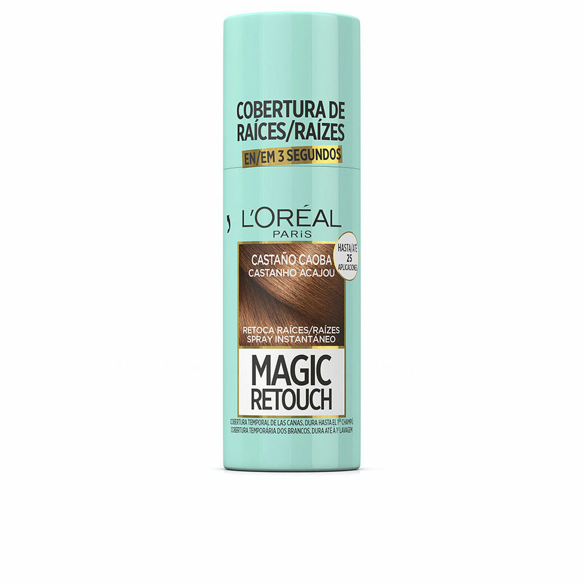 Temporary Corrector Spray for Roots Magic Retouch Mahogany Brown 75 ml - L'Oréal Paris Maroc - Aylal Beauty