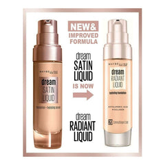 Liquid Make Up Base Maybelline Dream Satin Liquid 3-true ivory (30 ml) - Maybelline Maroc - Aylal Beauty