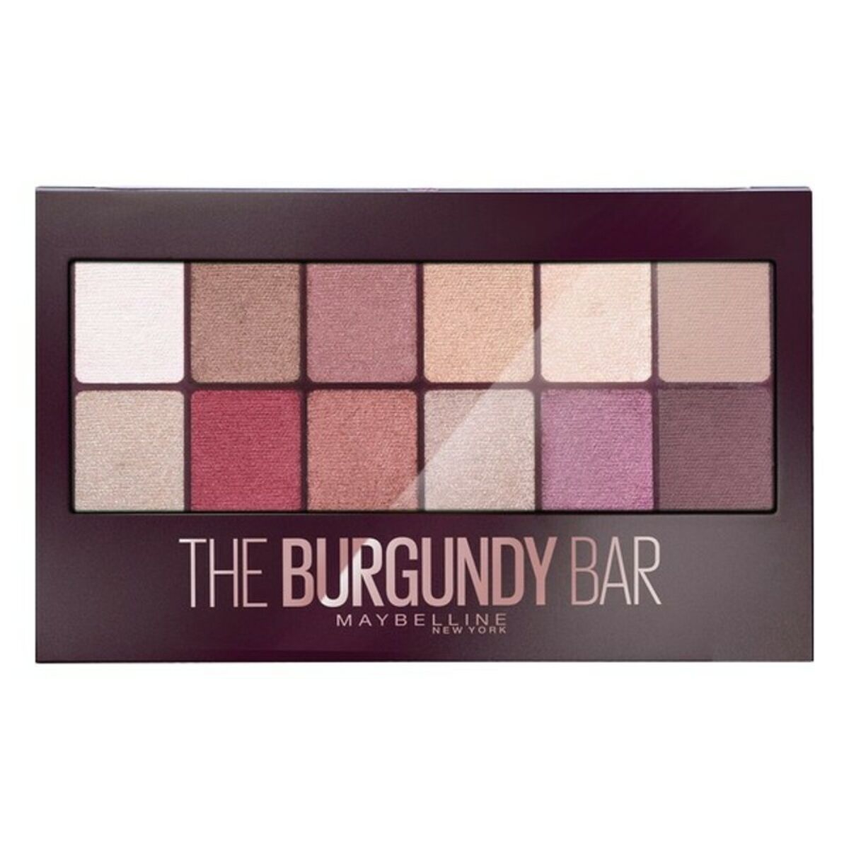 Eye Shadow Palette The Burgundy Bar (9,6 g) - Maybelline Maroc - Aylal Beauty