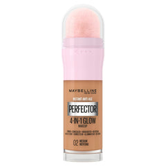 Liquid Make Up Base Maybelline Instant Age Perfector Glow Nº 02 Medium Moyenne 20 ml - Maybelline Maroc - Aylal Beauty