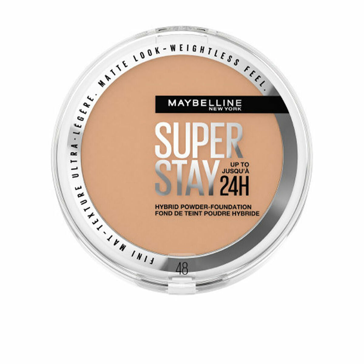 Powder Make-up Base Superstay H Nº 48 9 g - Maybelline Maroc - Aylal Beauty