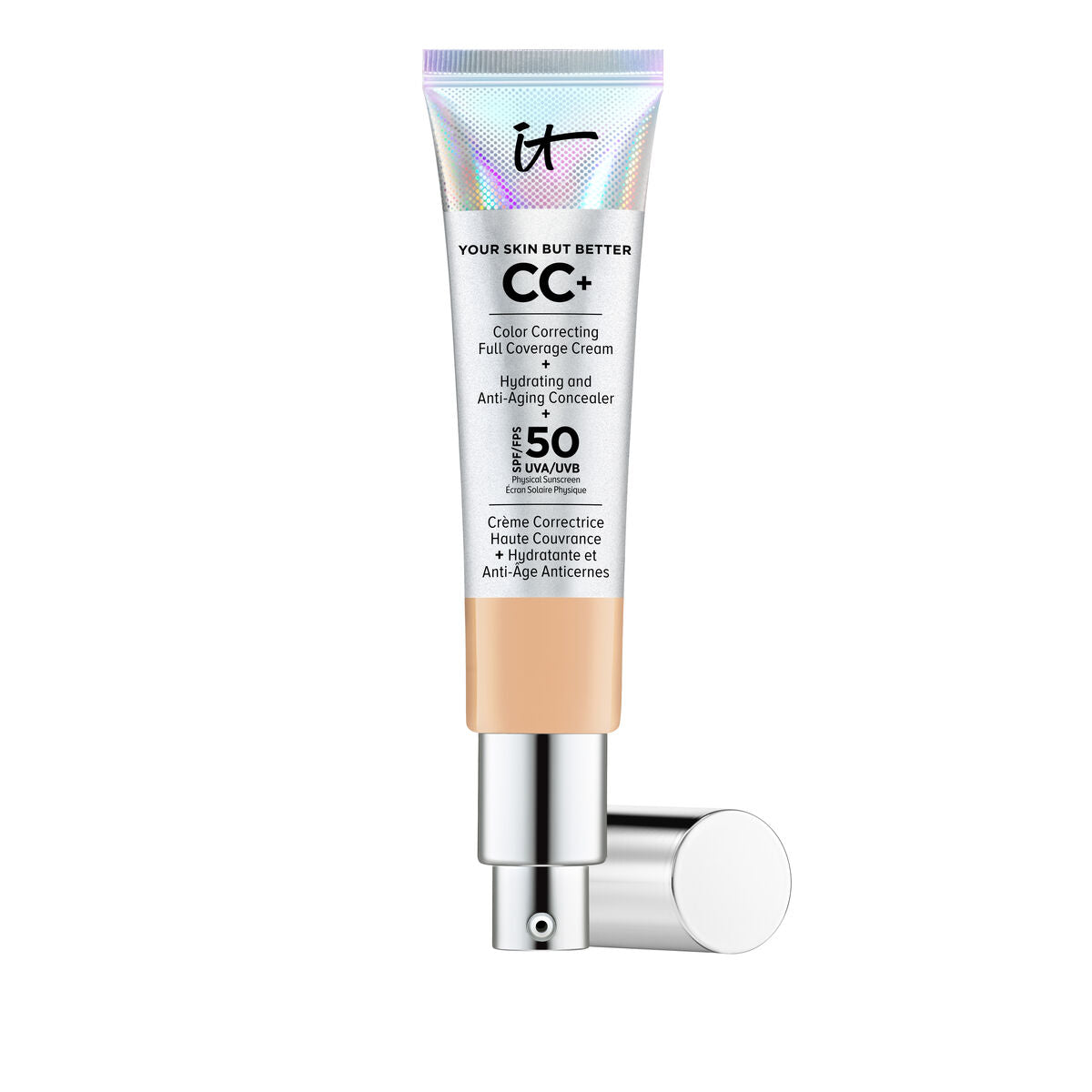 CC Cream Your Skin But Better Medium Tan SPF 50+ (32 ml) - It Cosmetics Maroc - Aylal Beauty