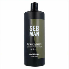 3-in-1 Gel, Shampoo and Conditioner The Multitasker Hair Beard 1 L - Seb Man Maroc - Aylal Beauty