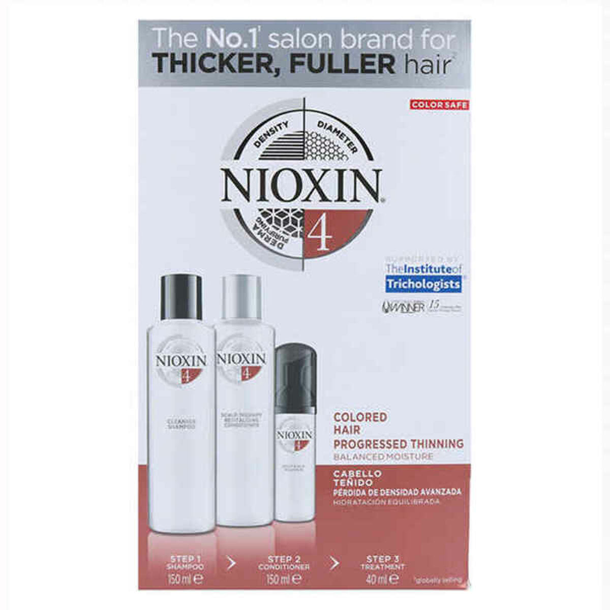 Styling Cream SYSTEM 4 Medium Hydratation Nioxin Trial (3 pcs) | Nioxin | Aylal Beauty