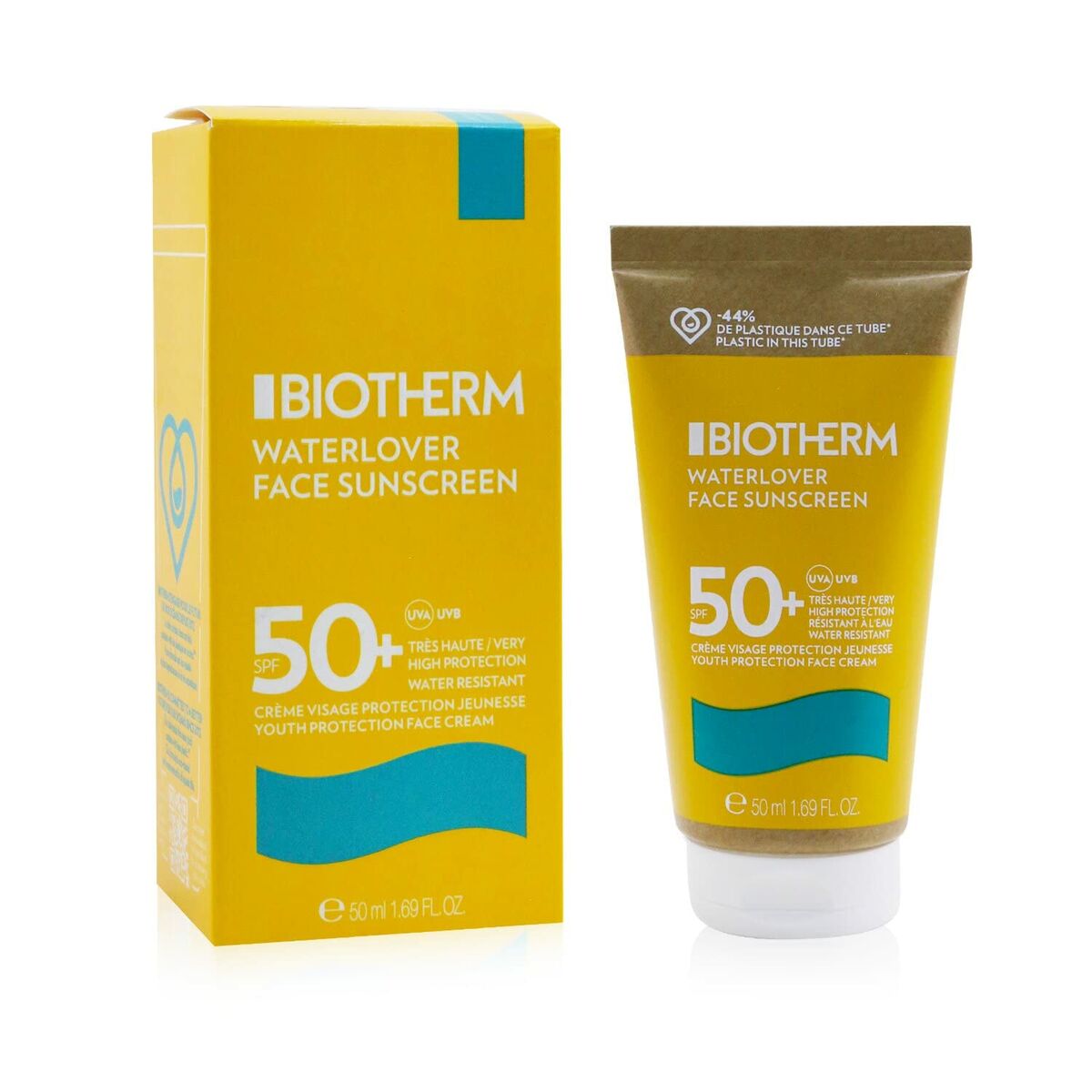 Sun Block Biotherm Sun Waterlover Spf 50 50 ml - Biotherm Maroc - Aylal Beauty