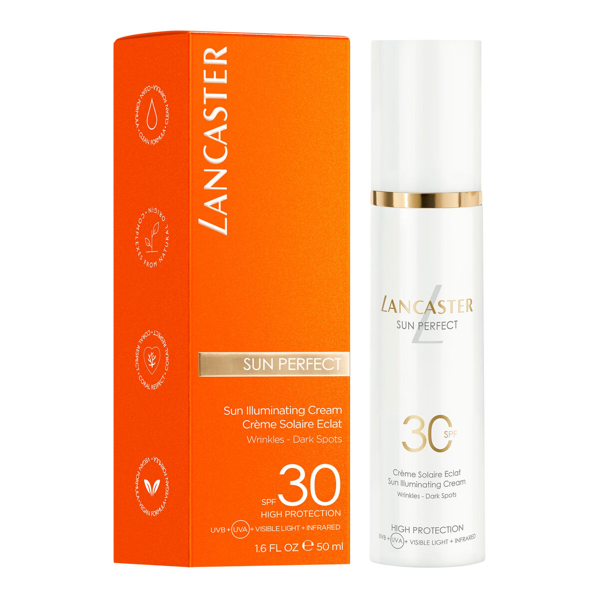 Sun Cream Lancaster Sun Perfect Spf 30 50 ml Highlighter - Lancaster Maroc - Aylal Beauty