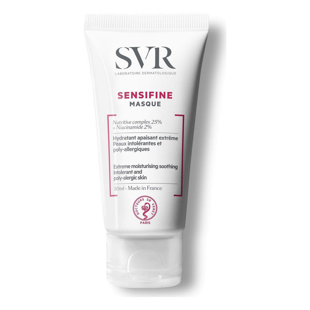 Moisturizing Facial Mask Sensifine Soothing 50 ml - SVR Maroc - Aylal Beauty