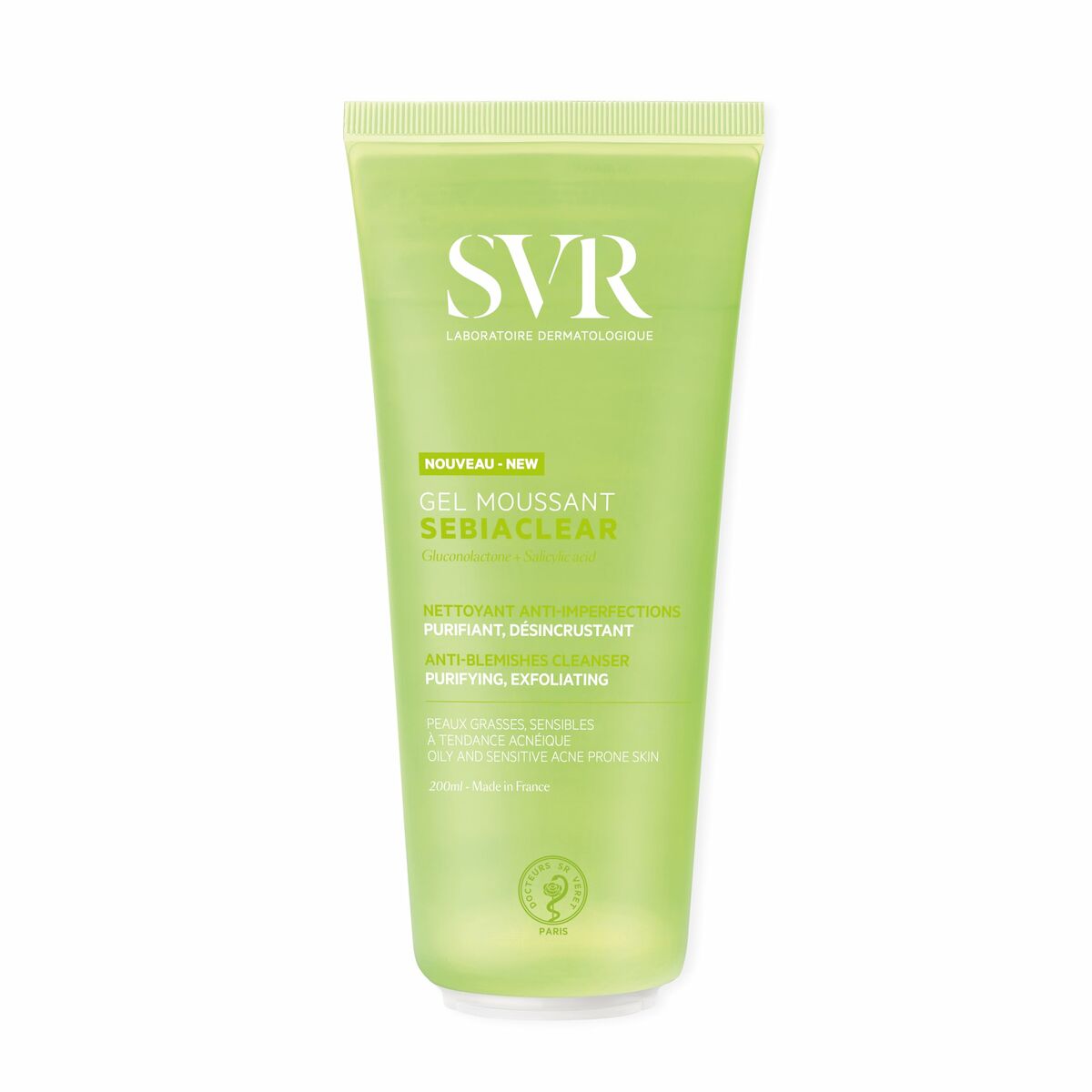 Facial Cleansing Gel SVR Sebiaclear 200 ml - SVR Maroc - Aylal Beauty